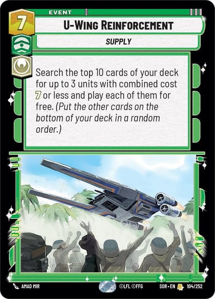 U-Wing Reinforcement, Spark of Rebellion 104/252