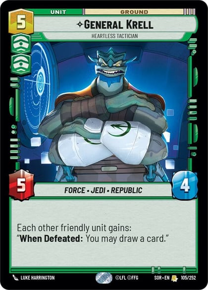 General Krell - Heartless Tactician, Spark of Rebellion 105/252