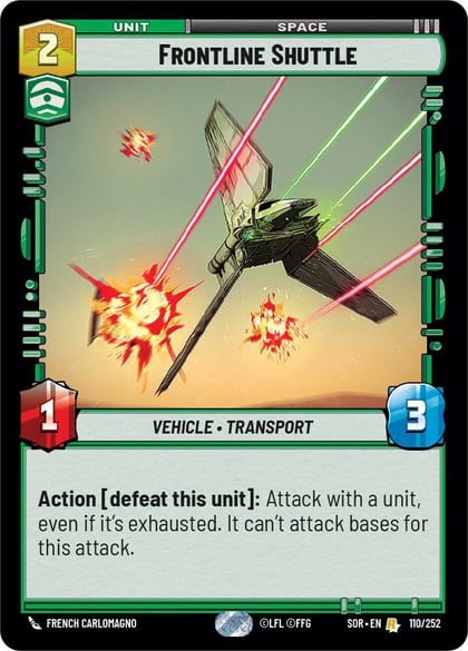 Frontline Shuttle, Spark of Rebellion 110/252