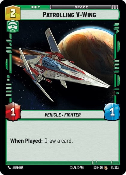 Patrolling V-Wing, Spark of Rebellion 111/252