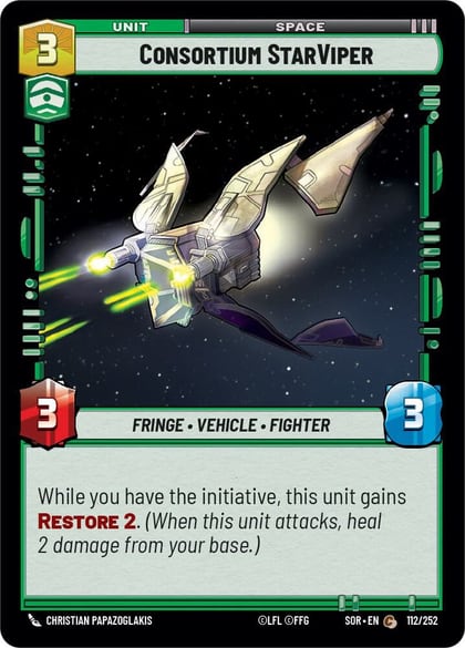 Consortium StarViper, Spark of Rebellion 112/252