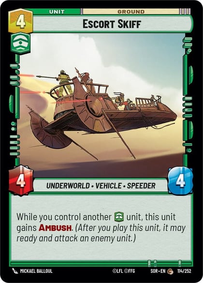 Escort Skiff, Spark of Rebellion 114/252