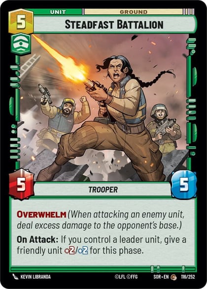 Steadfast Battalion, Spark of Rebellion 116/252