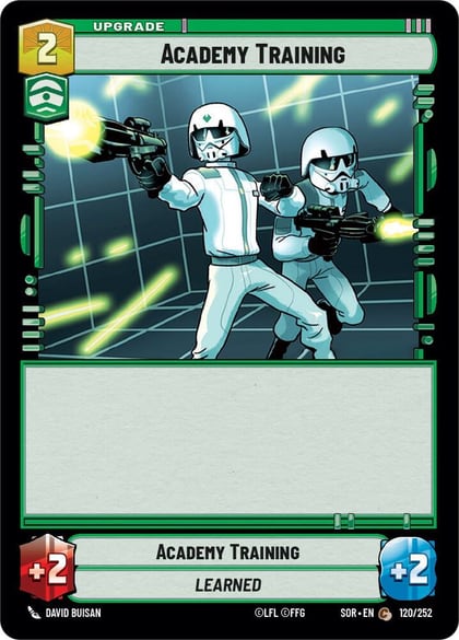 Academy Training, Spark of Rebellion 120/252