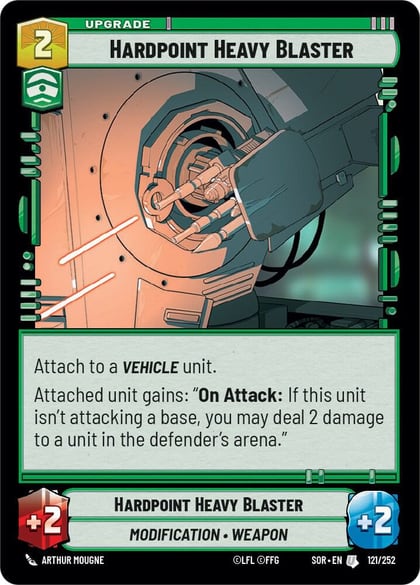 Hardpoint Heavy Blaster, Spark of Rebellion 121/252
