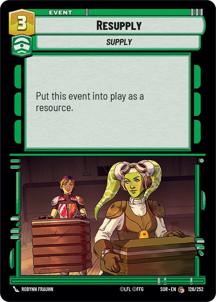 Resupply, Spark of Rebellion 126/252