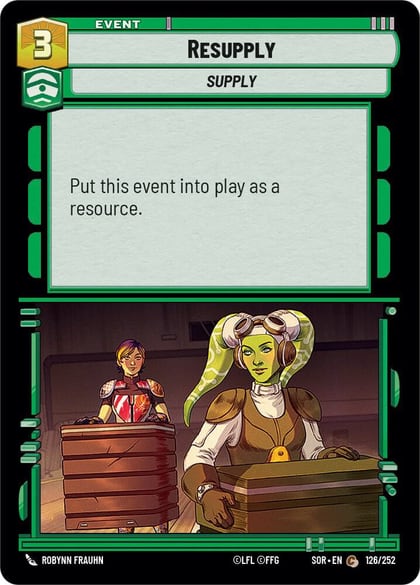 Resupply, Spark of Rebellion 126/252