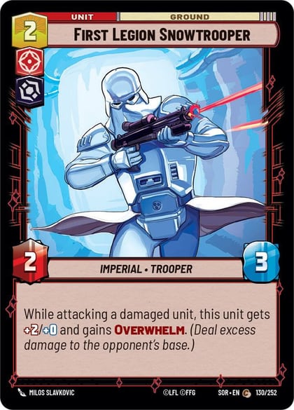 First Legion Snowtrooper, Spark of Rebellion 130/252