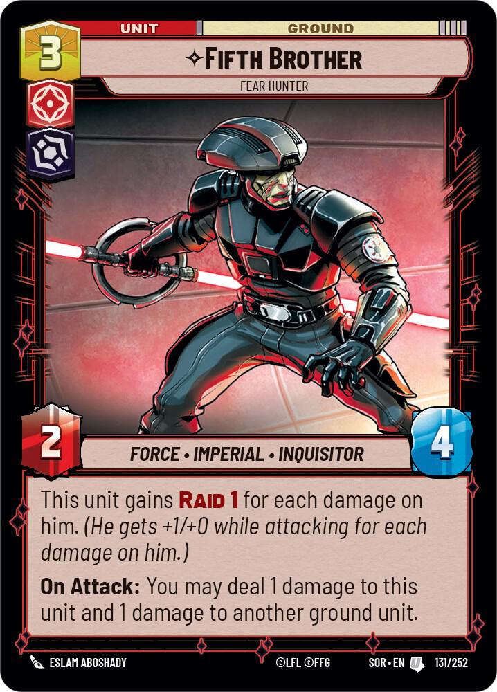 Fifth Brother - Fear Hunter, Spark of Rebellion 131/252