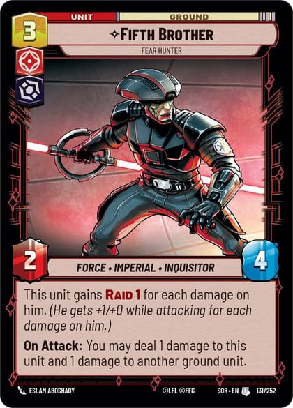 Fifth Brother - Fear Hunter, Spark of Rebellion 131/252