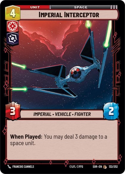 Imperial Interceptor, Spark of Rebellion 132/252