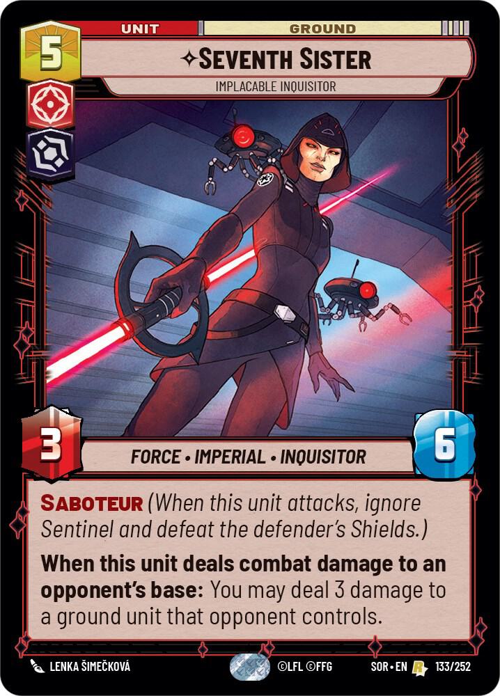 Seventh Sister - Implacable Inquisitor, Spark of Rebellion 133/252