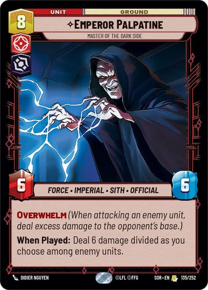 Emperor Palpatine - Master of the Dark Side, Spark of Rebellion 135/252