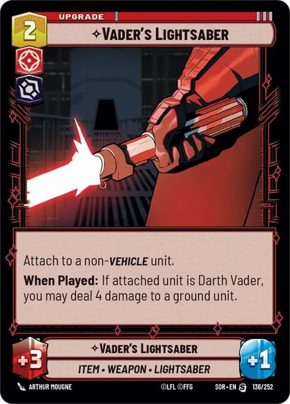 Vader's Lightsaber, Spark of Rebellion 136/252