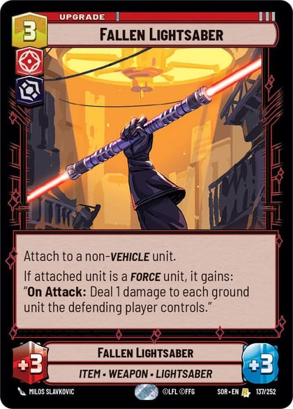 Fallen Lightsaber, Spark of Rebellion 137/252