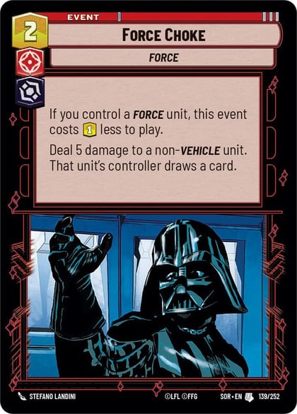 Force Choke, Spark of Rebellion 139/252