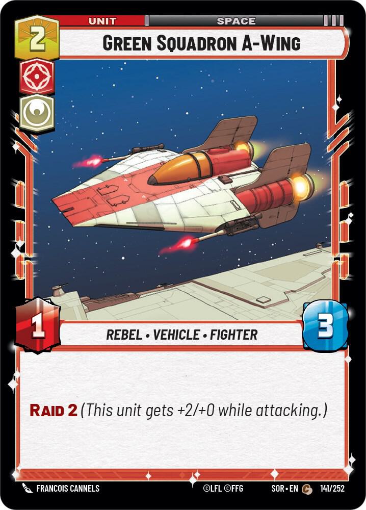 Green Squadron A-Wing, Spark of Rebellion 141/252