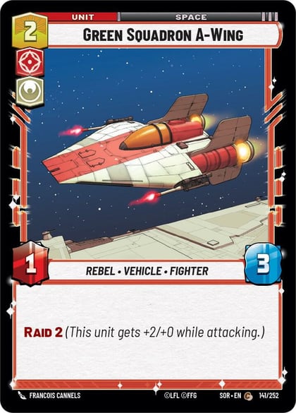 Green Squadron A-Wing, Spark of Rebellion 141/252