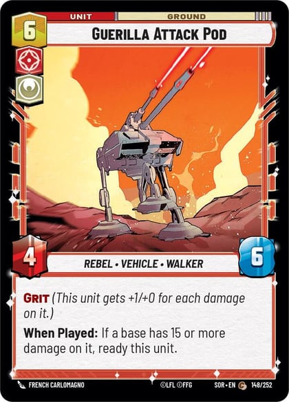 Guerilla Attack Pod, Spark of Rebellion 148/252