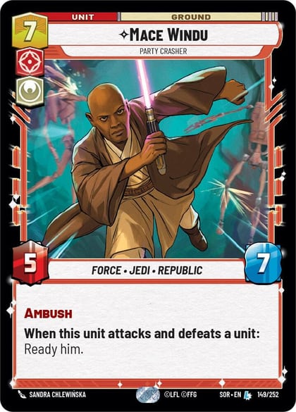 Mace Windu - Party Crasher, Spark of Rebellion 149/252