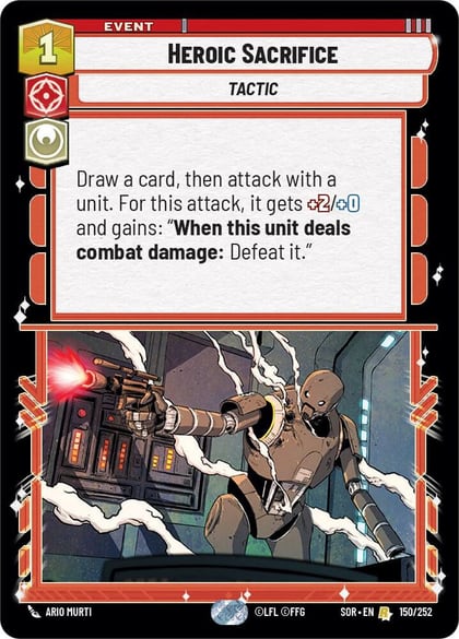 Heroic Sacrifice, Spark of Rebellion 150/252