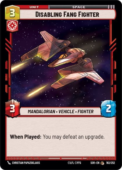 Disabling Fang Fighter, Spark of Rebellion 162/252