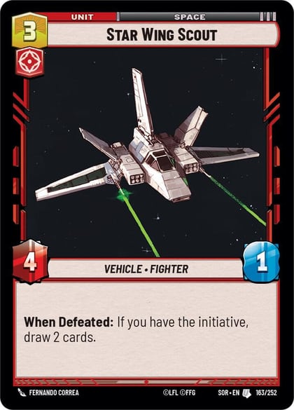 Star Wing Scout, Spark of Rebellion 163/252