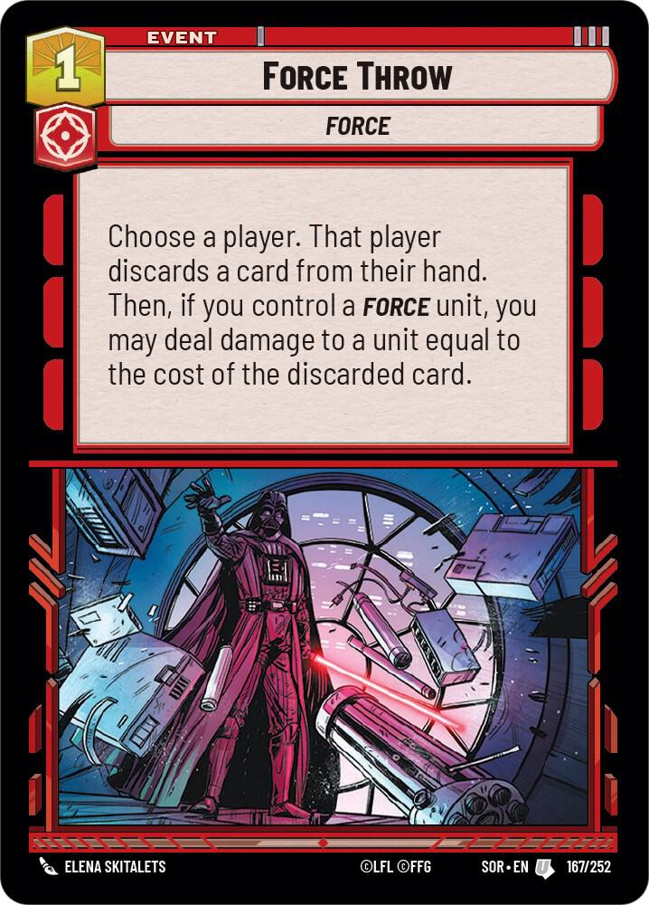 Force Throw, Spark of Rebellion 167/252