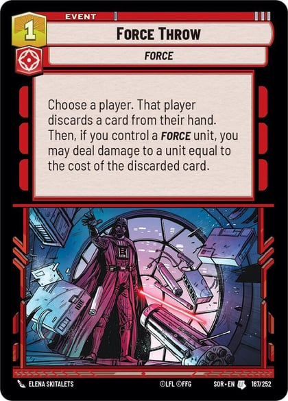Force Throw, Spark of Rebellion 167/252