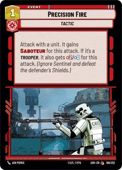 Precision Fire, Spark of Rebellion 168/252