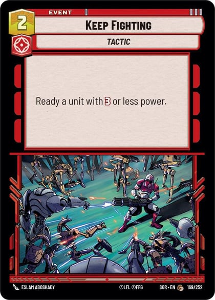 Keep Fighting, Spark of Rebellion 169/252
