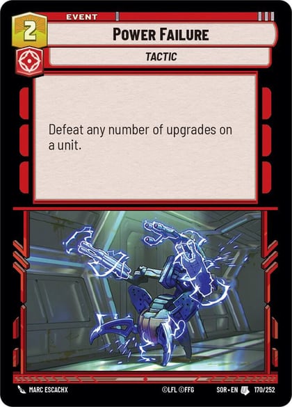 Power Failure, Spark of Rebellion 170/252