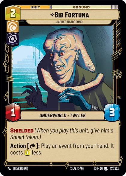 Bib Fortuna - Jabba's Majordomo, Spark of Rebellion 177/252