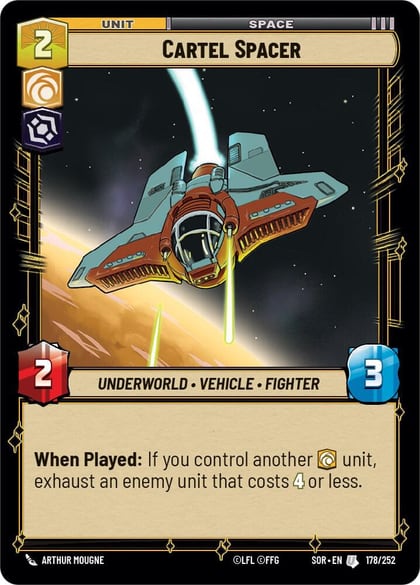 Cartel Spacer, Spark of Rebellion 178/252