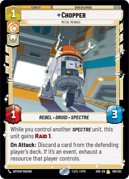 Chopper - Metal Menace, Spark of Rebellion 188/252