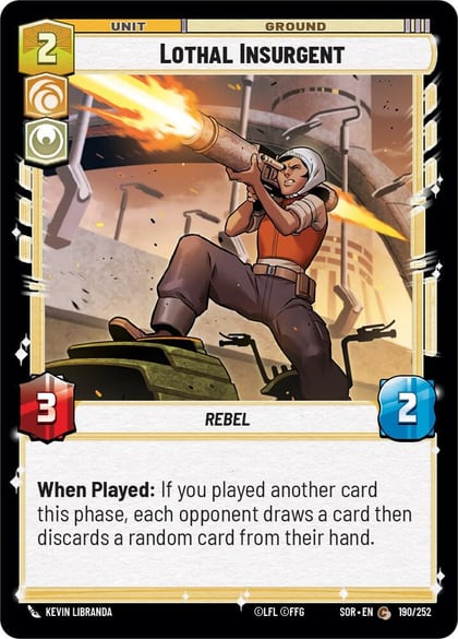 Lothal Insurgent, Spark of Rebellion 190/252
