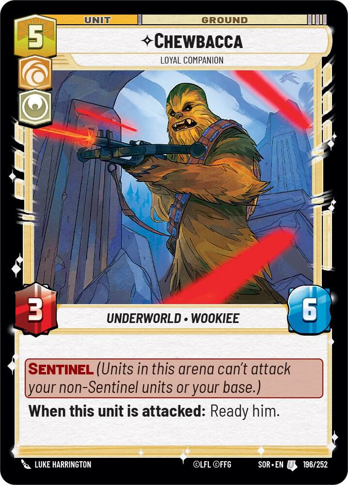 Chewbacca - Loyal Companion, Spark of Rebellion 196/252