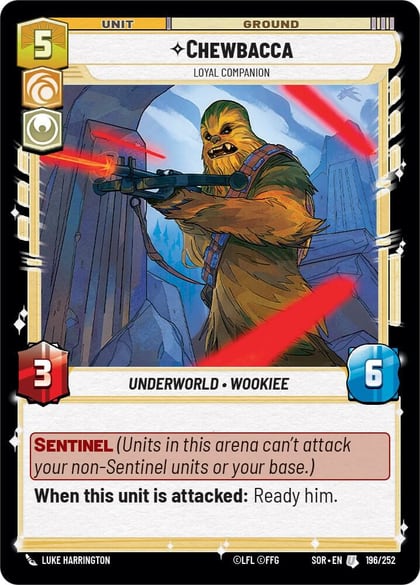 Chewbacca - Loyal Companion, Spark of Rebellion 196/252