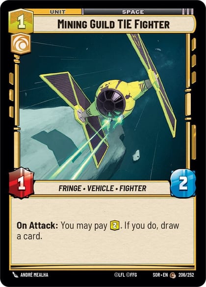 Mining Guild TIE Fighter, Spark of Rebellion 206/252