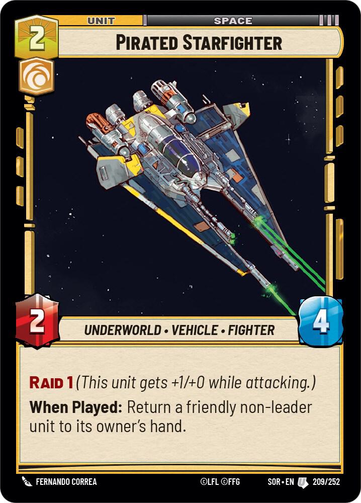 Pirated Starfighter, Spark of Rebellion 209/252
