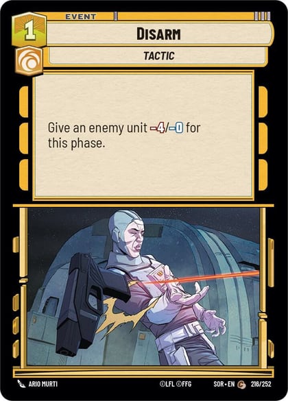 Disarm, Spark of Rebellion 216/252