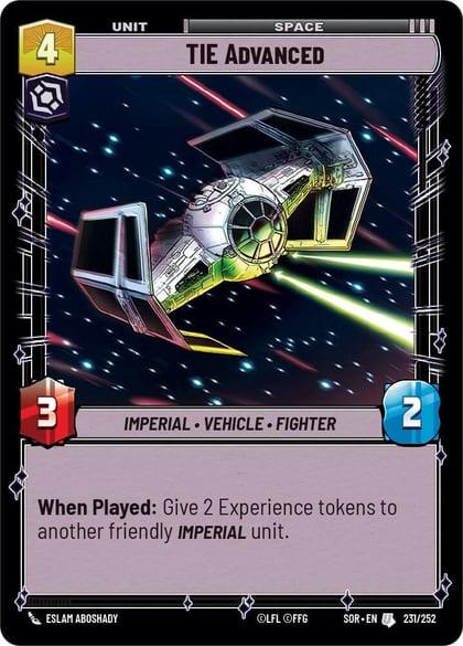 TIE Advanced, Spark of Rebellion 231/252