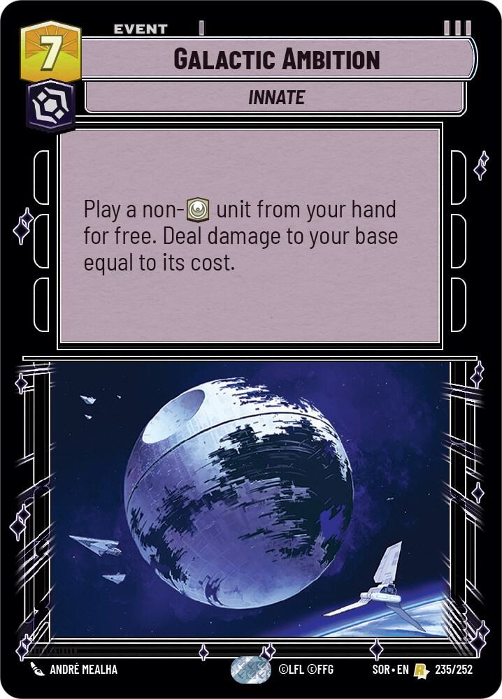 Galactic Ambition, Spark of Rebellion 235/252