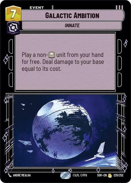 Galactic Ambition, Spark of Rebellion 235/252