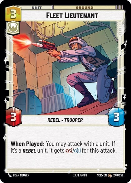 Fleet Lieutenant, Spark of Rebellion 240/252