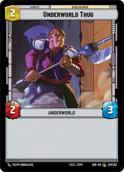 Underworld Thug, Spark of Rebellion 247/252