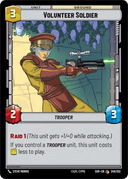 Volunteer Soldier, Spark of Rebellion 248/252