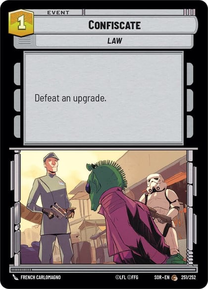 Confiscate, Spark of Rebellion 251/252