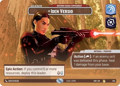 Iden Versio - Inferno Squad Commander (Showcase), Spark of Rebellion 254