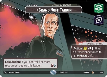 Grand Moff Tarkin - Oversector Governor (Showcase), Spark of Rebellion 258